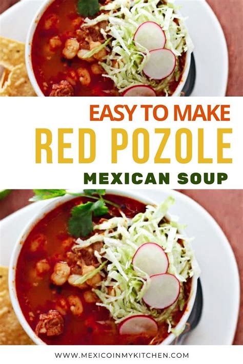 How To Make Red Pozole Authentic Red Posole Pozole Rojo Recipe