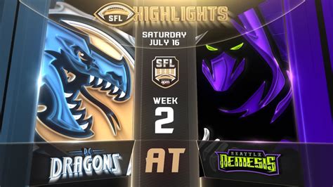 SFL HIGHLIGHTS Season 19 Week 2 D C Seattle YouTube