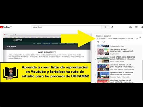 Crea Y Utiliza Playlist De Youtube Y Fortalece Tu Ruta De Estudio Para