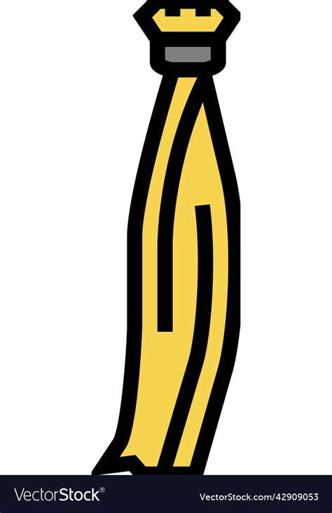 Curly Blonde Hair Accessory Color Icon Royalty Free Vector