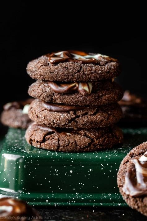 Andes Mint Chocolate Cookies - Sally's Baking Addiction