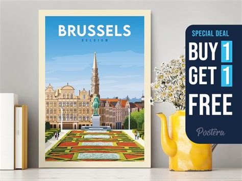 Bienvenue Dans Notre Boutique Vous Visualisez Affiche Bruxelles