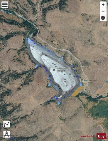 Wolf Creek Reservoir Fishing Map | Nautical Charts App