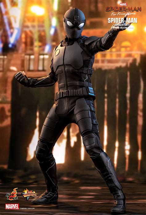 Hot Toys Spider Man Far From Home Spider Man Stealth Suit Version