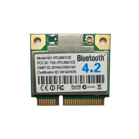 Купить Wifi адаптер Realtek Wireless Ac Rtl8821ce M Pcie цена в Киеве