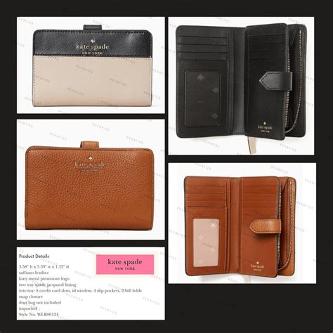 Kate Spade Leila Medium Compact Bifold Wallet On Carousell