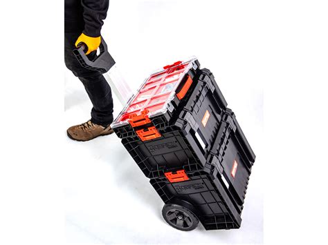Qbrick System Werkzeugwagen-Set »PRO Organizer 100 + R…