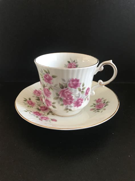 Queens Rosina China Co Ltd Duo Tea Cup And Saucer Gold Etsy Canada