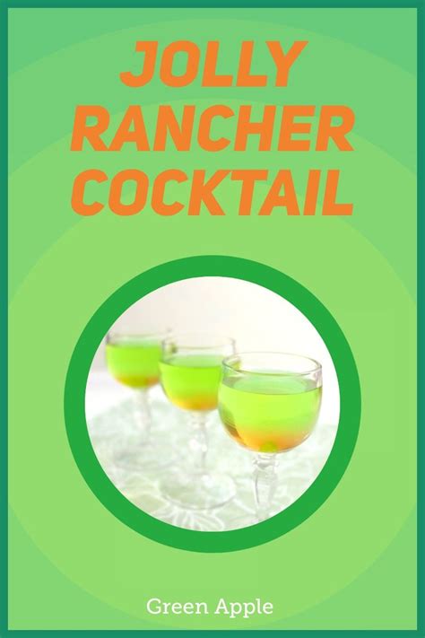 Jolly Rancher Cocktail | Recipe | Jolly rancher drink, Jolly rancher ...