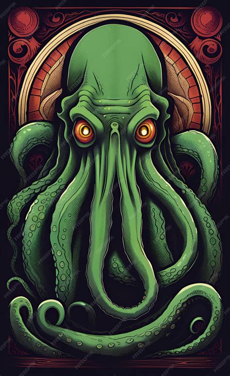 Premium AI Image | cthulhu art