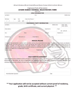 Fillable Online Athletic Pre Participation Physical Examination Form