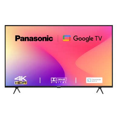 108 cm (43 inches) 4K Ultra HD Smart LED Google TV TH-43MX660DX (Black ...