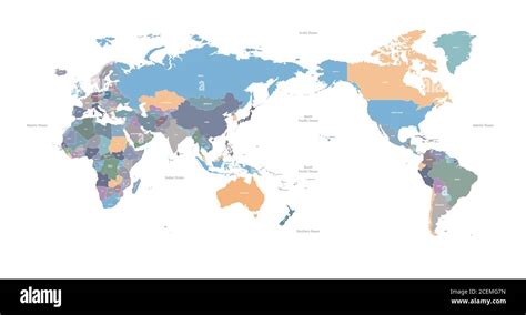 Mapa Mundial Mapa Detallado De Los Paises Del Mundo Vector Para Images