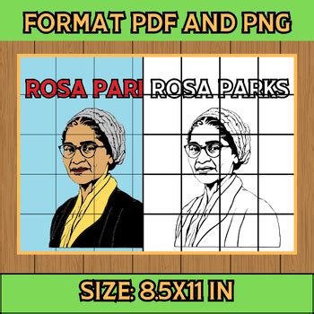 Rosa Parks Collaborative Art Poster Project Women S Black History Month