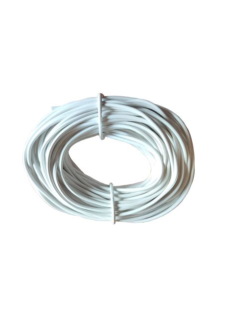 Metros Cable Flexible Paralelo Blanco