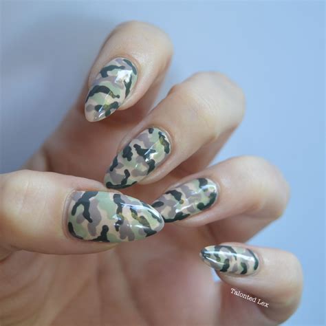 Mani Monday Camouflage Nail Art Talonted Lex Camo Nails Camouflage