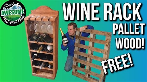 Making A Wine Rack From Free Pallet Wood Cheap And Easy TA Outdoors