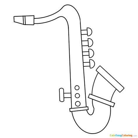 Saxophone Coloring Page And Coloring Book 6000 Coloring Pages Porn Sex Picture