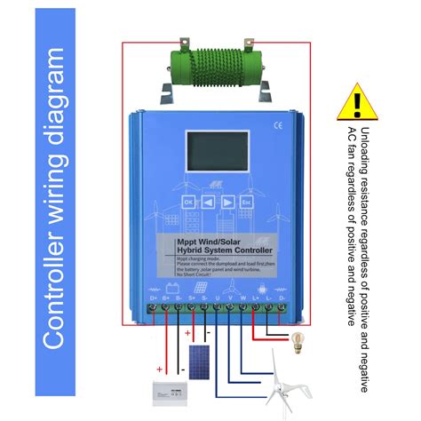 Mua Fouf Wind Solar Hybrid Controller V V Lcd Display Mppt Boost