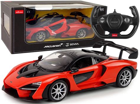 Auto R C Mclaren Senna Rastar Czerwone Na Pilota Zabawki