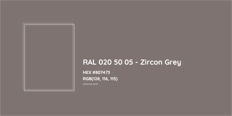 About Ral Zircon Grey Color Color Codes Similar Colors