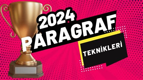 Paragraf Çözme Teknikleri 2024 paragraf kampı YouTube