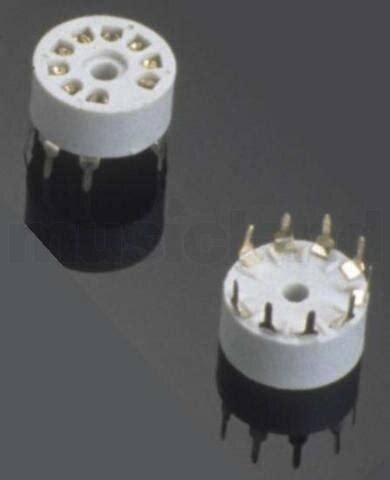 TAD 9 Pin Noval Socket Ceramic White 9 PIN Tube Socket