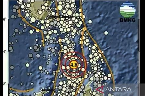 Bmkg Catat Gempa Dangkal Guncang Sejumlah Di Wilayah Indonesia Antara