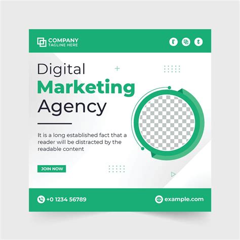 Creative business promotional web banner vector with a photo