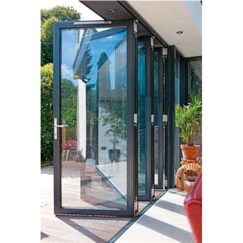 Easy Install Quality Price Exterior Bi Folding Tempered Double Glazed