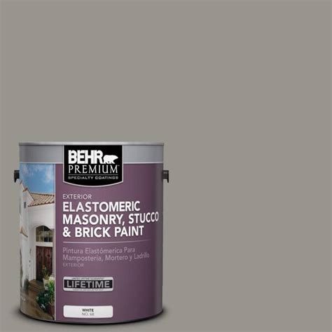 BEHR PREMIUM 1 Gal N360 4 Battleship Gray Elastomeric Masonry Stucco