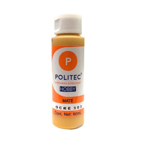 Acrilico Polytec Hobby Mate 60Ml Ocre 303 Libreria Moderna