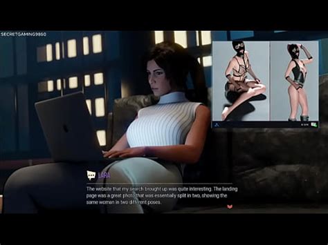 Lara Croft quiere tomar una enorme polla monstruosa Digitación anal y ella tiene un orgasmo en