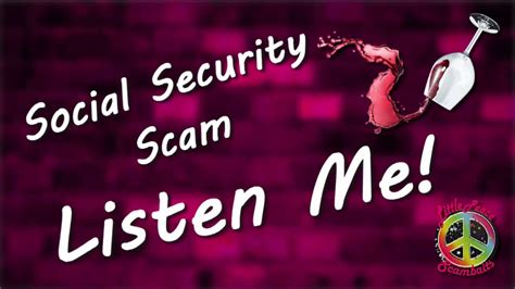 Social Security Scam Listen Me Youtube