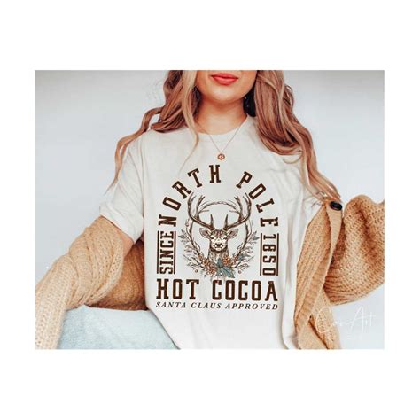 North Pole Hot Cocoa Png Vintage Christmas Png North Pole Inspire Uplift