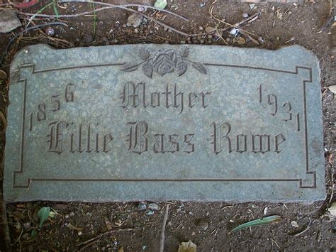 Lillie Caroline Bass Rowe (1856-1931) – Memorial Find a Grave