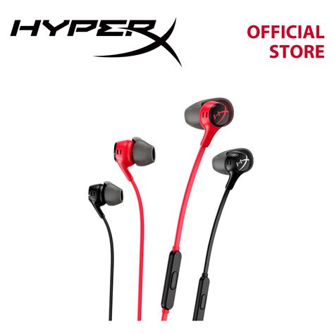 HyperX Cloud Earbuds II(Black) Gaming Headphones with Mic 3.5(หูฟัง ...