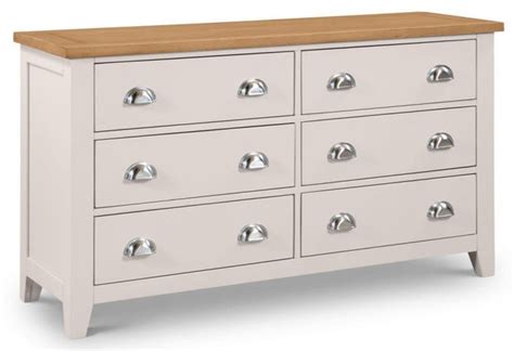 Richmond 6 Drawer Wide Chest Of Drawers Beechwood Beds