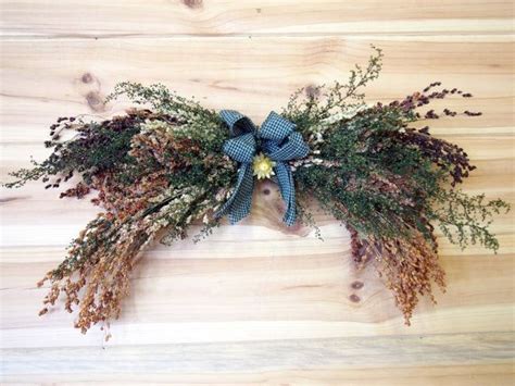 Simple Rustic Country Dried Flower Swag Great For Wide Open Etsy