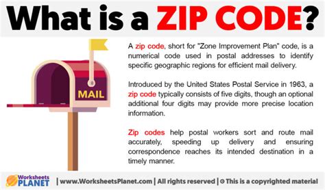 What is a Zip Code | Definition of Zip Code