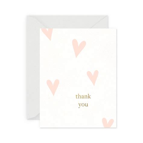 Happy Heart Thank You Greeting Card – Smitten on Paper