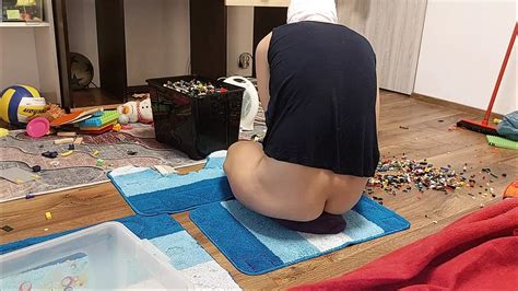 Morena sexy se prueba medias coño peludo gran culo grandes tetas Amateur esposa con coño