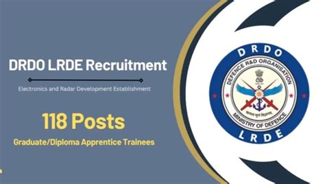 DRDO LRDE Recruitment 2024 Engg Job Alert