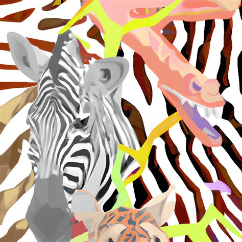 Safari Animal Surrealism Graphic · Creative Fabrica