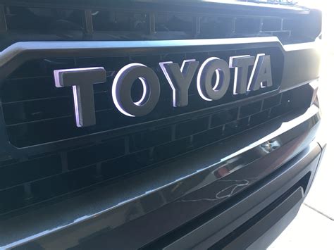 Custom Led Backlit Tundra Trd Pro Grill Letters Harmon Customs