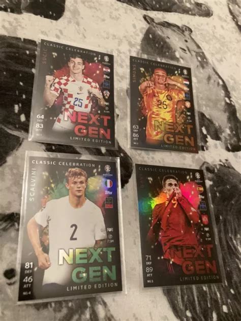 Match Attax Euro X Next Gen Limited Edition Full Set