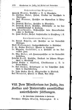 Hof und Staatshandbuch des Großherzogtums Baden 1910 578 GenWiki