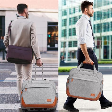 Matein Bolsa Con Ruedas Para Laptop Para Hombres Y Mujeres Malet N