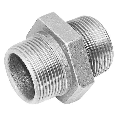 Bspt Male Hex Nipple Fig Galvanised Pneumatics Direct