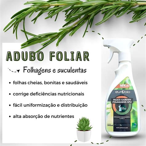 Fertilizante Foliar Maxxi Folhagens E Suculentas Spu Casa Pet Clean